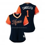 Maglia Baseball Donna Detroit Tigers Jose Iglesias 2018 Llws Players Weekend Candelita Blu