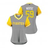 Maglia Baseball Donna Pittsburgh Pirates Joe Musgrove 2018 Llws Players Weekend Moose Grigio