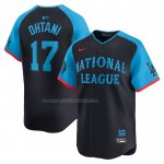 Maglia Baseball Uomo All Star 2024 Shohei Ohtani National League Limited Blu