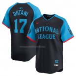 Maglia Baseball Uomo All Star 2024 Shohei Ohtani National League Limited Blu
