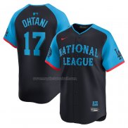 Maglia Baseball Uomo All Star 2024 Shohei Ohtani National League Limited Blu