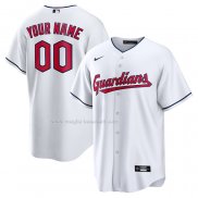 Maglia Baseball Uomo Cleveland Guardians Replica Personalizzate Bianco
