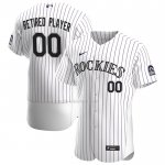 Maglia Baseball Uomo Colorado Rockies Pick-A-player Retired Roster Home Autentico Bianco