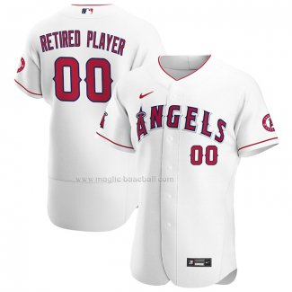 Maglia Baseball Uomo Los Angeles Angels Pick-A-Player Retired Roster Home Autentico Bianco