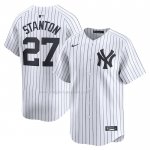 Maglia Baseball Uomo New York Yankees Giancarlo Stanton Home Limited Bianco