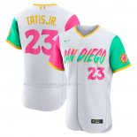 Maglia Baseball Uomo San Diego Padres Fernando Tatis JR. Alternato Limited Marrone
