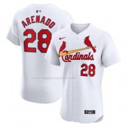 Maglia Baseball Uomo St. Louis Cardinals Nolan Arenado Home Limited Bianco