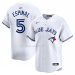 Maglia Baseball Uomo Toronto Blue Jays Santiago Espinal Home Limited Bianco