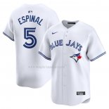 Maglia Baseball Uomo Toronto Blue Jays Santiago Espinal Home Limited Bianco