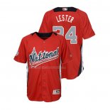 Maglia Baseball Bambino All Star 2018 Jon Lester Home Run Derby National League Rosso