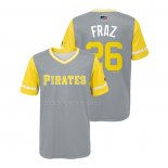 Maglia Baseball Bambino Pittsburgh Pirates Adam Frazier 2018 Llws Players Weekend Fraz Grigio