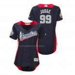 Maglia Baseball Donna All Star 2018 Aaron Judge Home Run Derby American League Blu