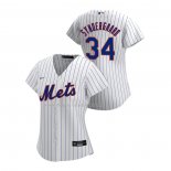 Maglia Baseball Donna New York Mets Noah Syndergaard Replica Home 2020 Bianco