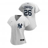Maglia Baseball Donna New York Yankees Dj Lemahieu Replica Home 2020 Bianco
