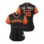 Maglia Baseball Donna San Francisco Giants Tony Watson 2018 Llws Players Weekend Tone Ranger Nero