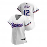 Maglia Baseball Donna Texas Rangers Rougned Odor Replica Home 2020 Bianco
