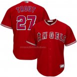 Maglia Baseball Uomo Los Angeles Angels Mike Trout Big & Tall Replica Rosso