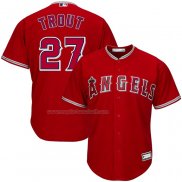 Maglia Baseball Uomo Los Angeles Angels Mike Trout Big & Tall Replica Rosso