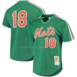Maglia Baseball Uomo New York Mets Darryl Strawberry Mitchell & Ness Cooperstown Mesh Batting Practice Verde