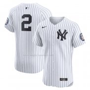 Maglia Baseball Uomo New York Yankees Derek Jeter Home Elite Bianco