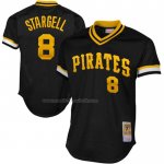 Maglia Baseball Uomo Pittsburgh Pirates Willie Stargell Mitchell & Ness 1982 Autentico Cooperstown Collection Mesh Batting Practice Nero