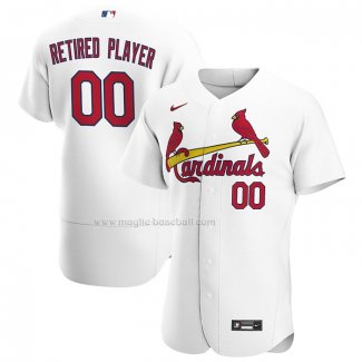 Maglia Baseball Uomo St. Louis Cardinals Home Elite Personalizzate Bianco