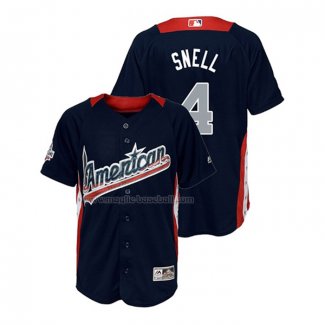 Maglia Baseball Bambino All Star 2018 Blake Snell Home Run Derby American League Blu