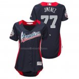 Maglia Baseball Donna All Star 2018 Joe Jimenez Home Run Derby American League Blu