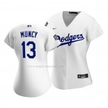 Maglia Baseball Donna Los Angeles Dodgers Max Muncy Replica Home 2020 Bianco