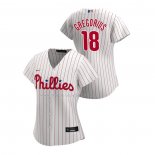 Maglia Baseball Donna Philadelphia Phillies Didi Gregorius Replica Home 2020 Bianco