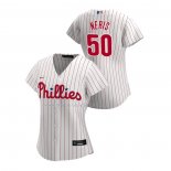 Maglia Baseball Donna Philadelphia Phillies Hector Neris Replica Home 2020 Bianco