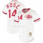 Maglia Baseball Uomo Cincinnati Reds Pete Rose Mitchell & Ness Cooperstown Collection Autentico Bianco Maglia Baseball Uomo Cincinnati Reds Pete Rose Mitchell & Ness Cooperstown Collection Autentico Bianco