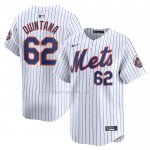 Maglia Baseball Uomo New York Mets Jose Quintana Home Limited Bianco