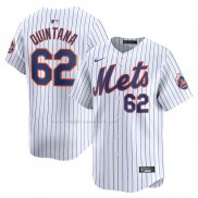 Maglia Baseball Uomo New York Mets Jose Quintana Home Limited Bianco