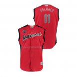 Maglia Baseball Bambino All Star 2019 Minnesota Twins Jorge Polanco Player American League Rosso