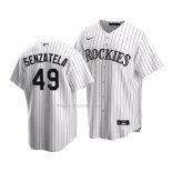 Maglia Baseball Bambino Colorado Rockies Antonio Senzatela Replica Home 2020 Bianco