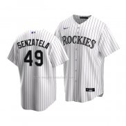 Maglia Baseball Bambino Colorado Rockies Antonio Senzatela Replica Home 2020 Bianco