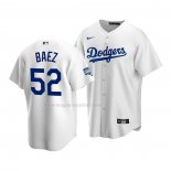 Maglia Baseball Bambino Los Angeles Dodgers Pedro Baez Home Replica 2020 Bianco