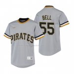 Maglia Baseball Bambino Pittsburgh Pirates Josh Bell Cooperstown Collection Road Grigio Maglia Baseball Bambino Pittsburgh Pirates Josh Bell Cooperstown Collection Road Grigio