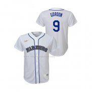 Maglia Baseball Bambino Seattle Mariners Dee Gordon Cooperstown Collection Home Bianco