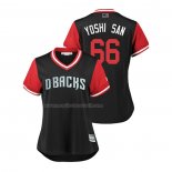 Maglia Baseball Donna Arizona Diamondbacks Yoshihisa Hirano 2018 Llws Players Weekend Yoshi San Nero
