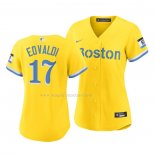 Maglia Baseball Donna Boston Red Sox Nathan Eovaldi 2021 City Connect Replica Oro