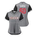 Maglia Baseball Donna Chicago White Sox Tyler Danish 2018 Llws Players Weekend Danish Grigio