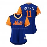Maglia Baseball Donna New York Mets Jose Bautista 2018 Llws Players Weekend Joeybats Blu