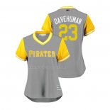 Maglia Baseball Donna Pittsburgh Pirates David Freese 2018 Llws Players Weekend Davehuman Grigio