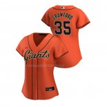 Maglia Baseball Donna San Francisco Giants Brandon Crawford Replica Alternato 2020 Arancione