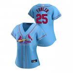 Maglia Baseball Donna St. Louis Cardinals Dexter Fowler Replica Alternato 2020 Blu