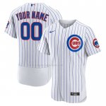 Maglia Baseball Uomo Chicago Cubs Home Autentico Personalizzate Bianco