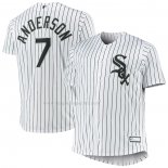 Maglia Baseball Uomo Chicago White Sox Tim Anderson Big & Tall Replica Bianco