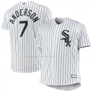Maglia Baseball Uomo Chicago White Sox Tim Anderson Big & Tall Replica Bianco